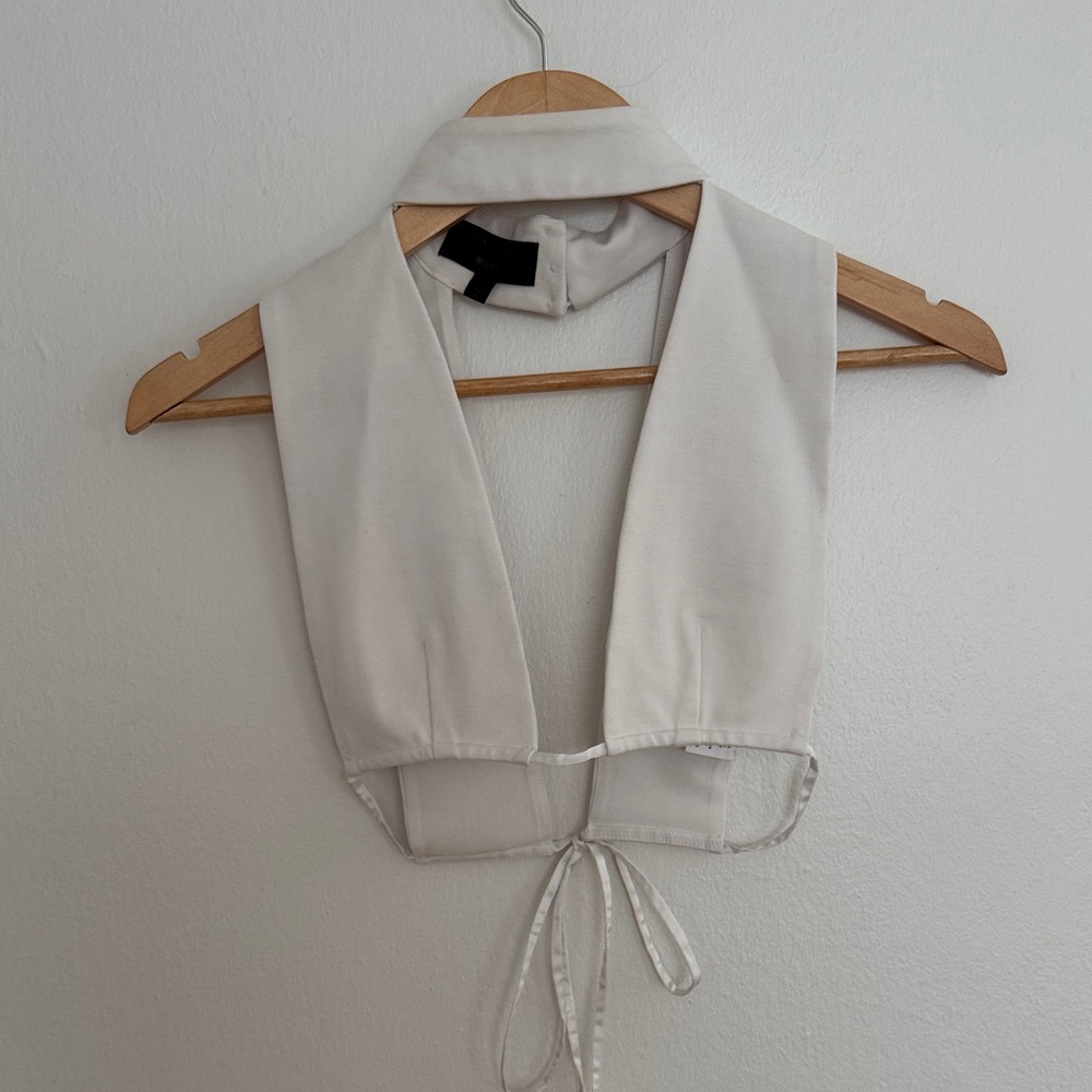 Elegant White Halter Top